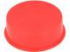 Záslepka  Teleso  červená  Vonk.priem  63mm  H  20mm  Mat  LDPE