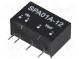 Prevodník  DC/DC  1W  Uvst 9÷18V  12VDC  Ivýst 8÷83mA  SIP6  3g