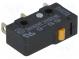 Mikrospínač SNAP ACTION  bez páčky  SPDT  5A/125VAC  ON-(ON)