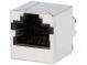 Zásuvka  RJ45  PIN  8  Kat  6  tienené  Usporiad.kol  8p8c  THT