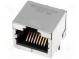 Zásuvka  RJ45  PIN  8  Kat  6a  tienené  Usporiad.kol  8p8c  THT