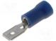 Faston  plochý  4,8mm  0,5mm  samec  1,5÷2,5mm2  krimpovacie  modrý