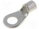 Káblové oko  M5  4÷6mm2  krimpovacie  na kábel  neizolovaná  meď