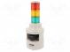 Signalizátor  signalizačný stĺpik  LED  24VDC  IP54  STD  Mat  ABS