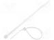 Cable tie  L  100mm  W  2.5mm  polyamide  80N  natural  Ømax  22mm