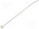 Cable tie  L  100mm  W  2.5mm  polyamide  80N  natural  Ømax  22mm