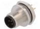 Zásuvka  M12  PIN  5  vidlica  kód A-DeviceNet / CANopen  THT  IP67