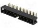 Zásuvka  IDC  vidlica  PIN  40  uhlové, 90°  THT  pozlátený  2,54mm