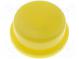 Hmatník  okrúhly  žltá  Určenie  TACTS-24  Ø13mm