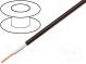 Vodič  licna  OFC  1x0,5mm2  PVC  čierna  49V  -15÷70°C  100m