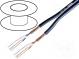 Vodič  mikrofónové  2x2x0,22mm2  tmavomodrá  OFC  -15÷70°C