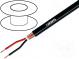 Vodič  reproduktorový  2x1mm2  lanko  OFC  čierna  PVC FirestoP®