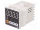 Modul  regulátor  teplota  SPST-NO  OUT 2  SSR  na panel  -10÷50°C