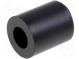Dištančný stĺpik  valcový  polystyrén  Dĺ  8mm  Øpriem  7mm  čierna