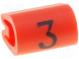 Káblové značky pre káble a vodiče  Symbol štítku 3  2÷3,2mm