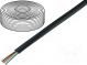 Vodič  telefónny  lanko  6x28AWG  čierna  100m  -20÷60°C  Žila  CCA
