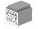 Transformátor  zaliaty  0,5VA  230VAC  12V  12V  20,8mA  20,8mA  PCB