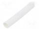 Teplom zmrštiteľná trubička  tenkostenné  3  1  6mm  L  30m  biela