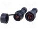 Konektor  napájacie AC  skrutková svorka  samce + samice  6÷14mm