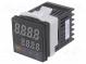 Modul  regulátor  teplota  SPST-NO  OUT 3  SPST-NO  na panel  IP65