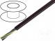 Vodič  H07RN-F  okrúhly  lanko  Cu  4G2,5mm2  LSZH  čierna  450/750V
