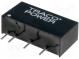 Prevodník  DC/DC  1W  Uvst 4,5÷5,5V  Uvýst 15VDC  Uvýst2 -15VDC