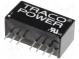 Prevodník  DC/DC  3W  Uvst 4,5÷9V  15VDC  Ivýst 200mA  SIP8  4,8g