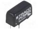 Prevodník  DC/DC  9W  Uvst 18÷36V  5VDC  Ivýst 1600mA  SIP8  5,9g