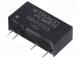 Prevodník  DC/DC  1W  Uvst 4,5÷5,5V  Uvýst 15VDC  Ivýst 65mA  SIP7
