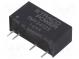 Prevodník  DC/DC  1W  Uvst 21,6÷26,4V  Uvýst 12VDC  Ivýst 80mA