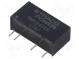 Prevodník  DC/DC  1W  Uvst 21,6÷26,4V  Uvýst 15VDC  Ivýst 65mA