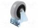 Transportné koleso  Ø  160mm  W  50mm  H  195mm  pevná  350kg  guma