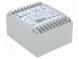 Transformátor  sieťový  30VA  115VAC,230VAC  12V  12V  1,25A  PCB