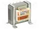 Transformátor  sieťový  4VA  230VAC  12V  0,34A  Výv  na DPS  IP00