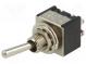 Prepínač  páčkový  Polohy 2  DPDT  ON-(ON)  3A/250VAC  -25÷85°C