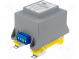 Transformátor  sieťový  30VA  230VAC  9V  9V  1,67A  1,67A  DIN  700g