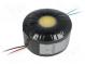Transformátor  reproduktorový  60VA  Ø115x65mm  0,01÷58kHz  600mA
