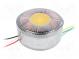 Transformátor  reproduktorový  50VA  Ø115x65mm  0,01÷56kHz  200mA