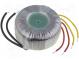 Transformátor  toroidný  40VA  230VAC  12V  12V  1,66A  1,66A  0,6kg