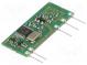 Modul  RF  vysielač FM  FSK  434,15÷868,3MHz  3VDC  33x14x2,5mm