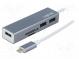 Hub USB  SD,SD Micro,USB A zásuvka,USB C vidlica  USB 3.1