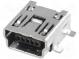 Zásuvka  USB B mini  SMT  PIN  5  vodorovné