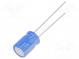 Kondenzátor  elektrolytický  THT  100uF  25VDC  Ø8x11,5mm  ±20%