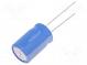 Kondenzátor  elektrolytický  THT  100uF  50VDC  Ø10x12,5mm  ±20%
