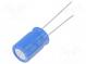 Kondenzátor  elektrolytický  THT  100uF  63VDC  Ø10x16mm  ±20%