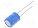 Kondenzátor  elektrolytický  THT  47uF  63VDC  Ø10x12,5mm  ±20%