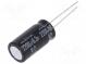 Kondenzátor  elektrolytický  bipolárny  THT  2200uF  6,3VDC  ±20%