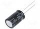 Kondenzátor  elektrolytický  bipolárny  THT  220uF  35VDC  ±20%