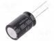 Kondenzátor  elektrolytický  bipolárny  THT  100uF  100VDC  ±20%