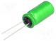 Kondenzátor  elektrolytický  bipolárny  THT  1000uF  6,3V  ±20%